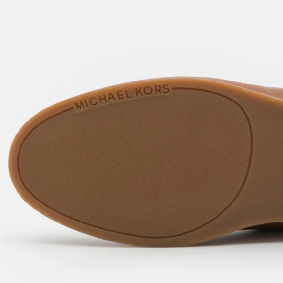 MICHAEL KORS JILLY FLAT BOOTIE Ankle Boots Size 8.5 Leather AUTHENTIC NEW IN BOX - Picture 5 of 9